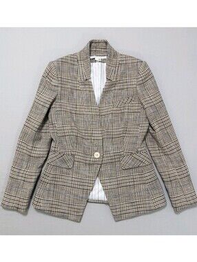 NWOT Veronica Beard $648 Houndstooth Orchid Tweed Jacket Size 14 Multicolor